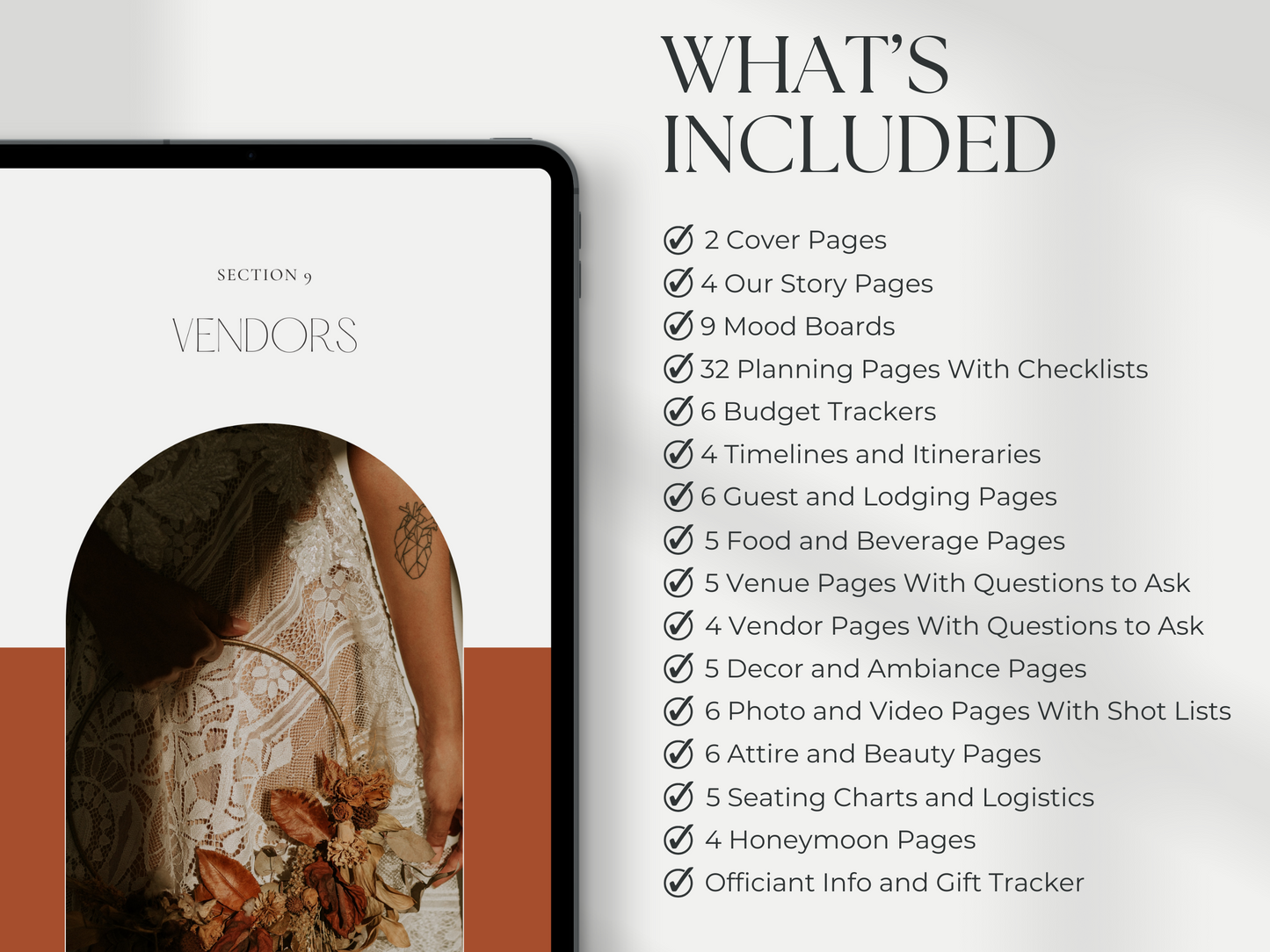 The Ultimate All In One Digital Wedding Planner In Terracotta