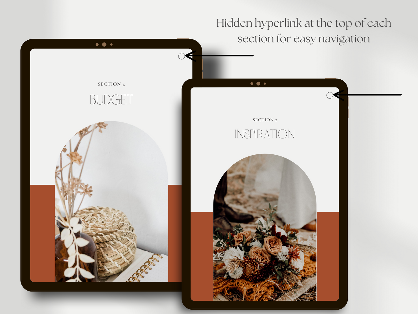 The Ultimate All In One Digital Wedding Planner In Terracotta