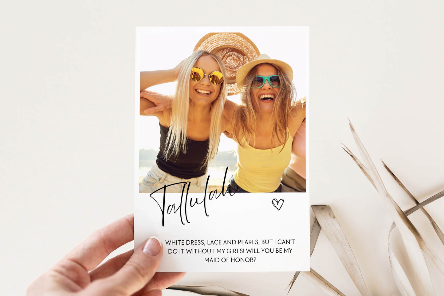 Bridesmaid Proposal Card Template