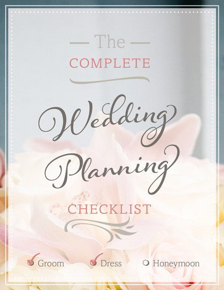 The Utlimate Wedding Planning Checklist