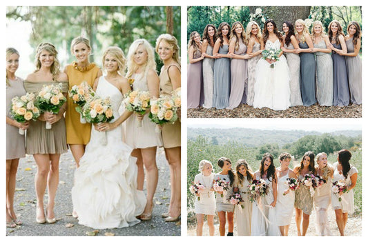 Six Creative Ways to Dress Your Bridesmaids