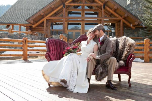 A Romantic Rustic Winter Wedding