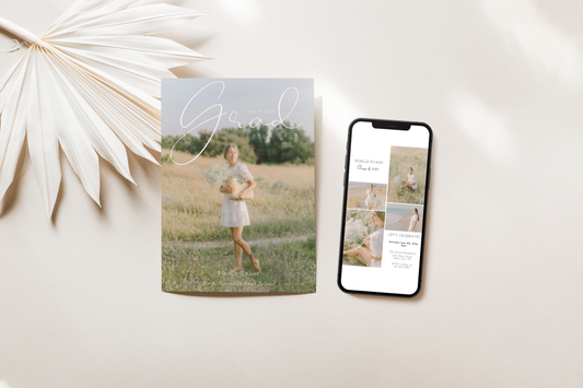 2025 Senior Graduation Announcement Template EWP112