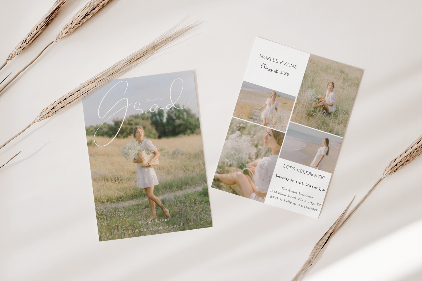 2025 Senior Graduation Announcement Template EWP112
