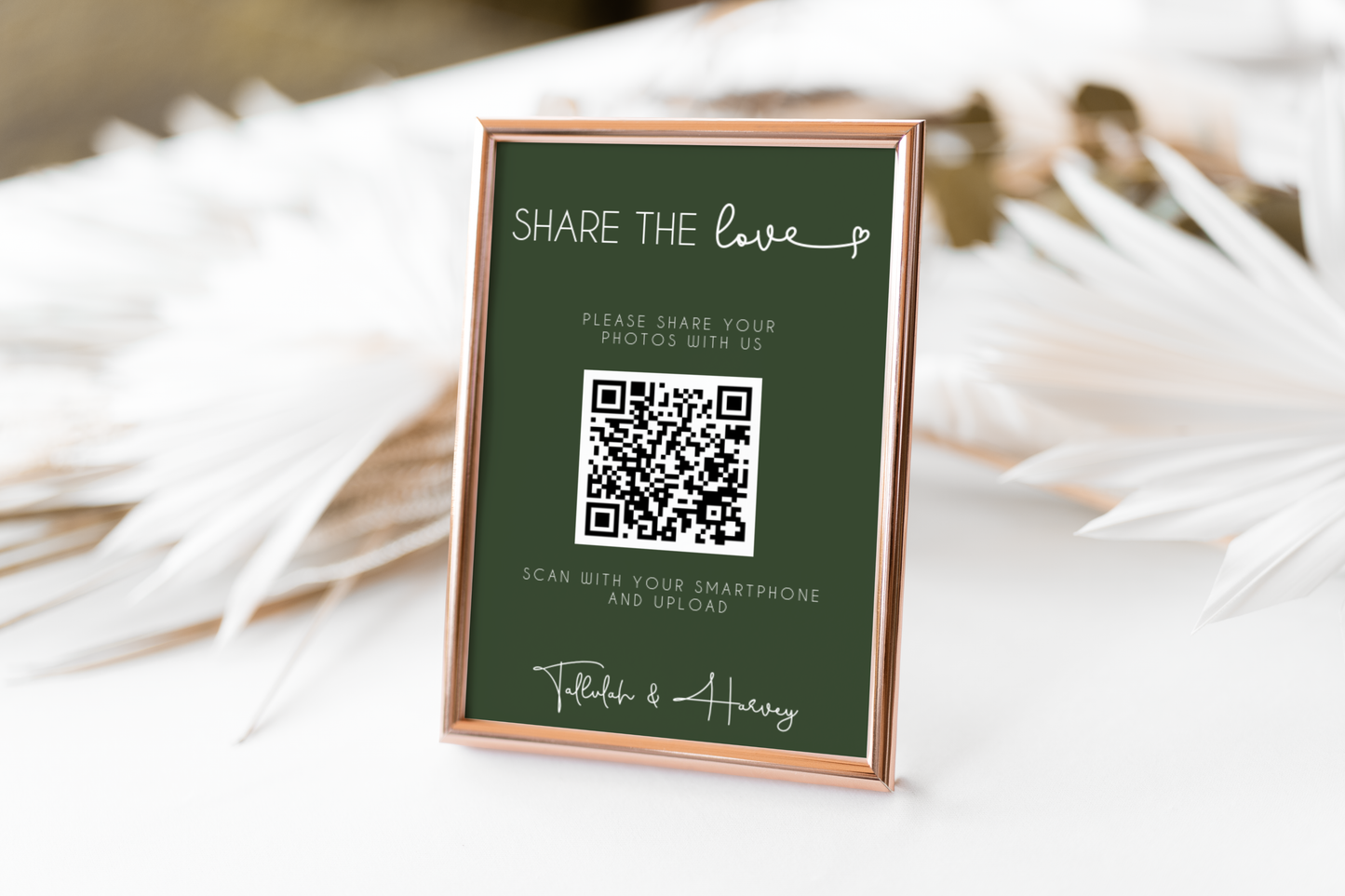 Tallulah Share The Love Photo Sign Template EWP005