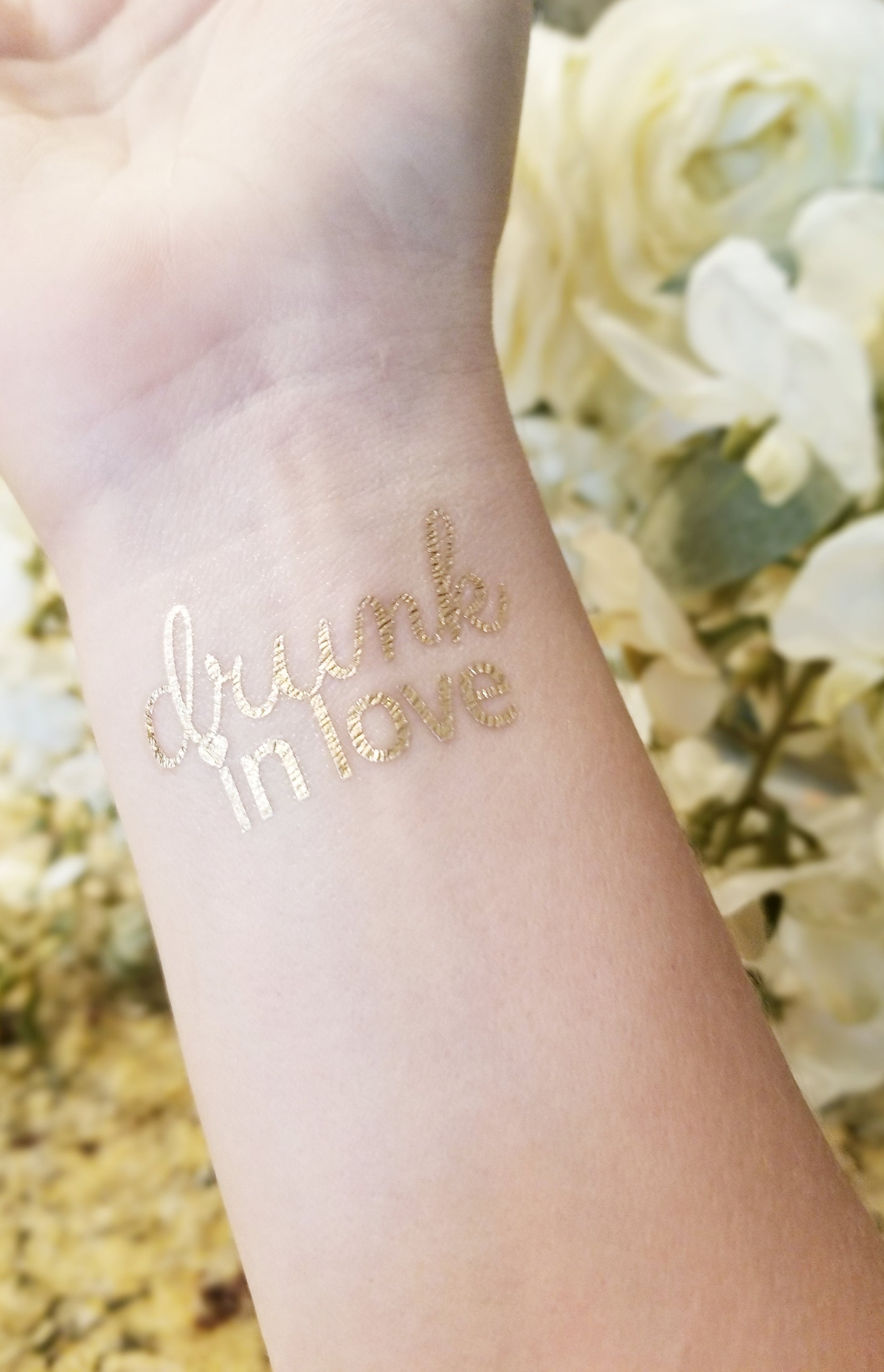Drunk In Love Bachelorette Party Tattoos