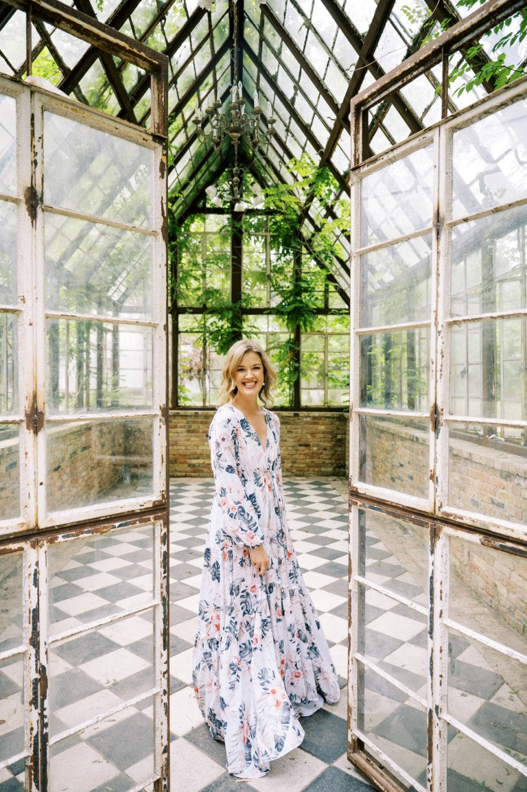 Tropical Wedding Robe