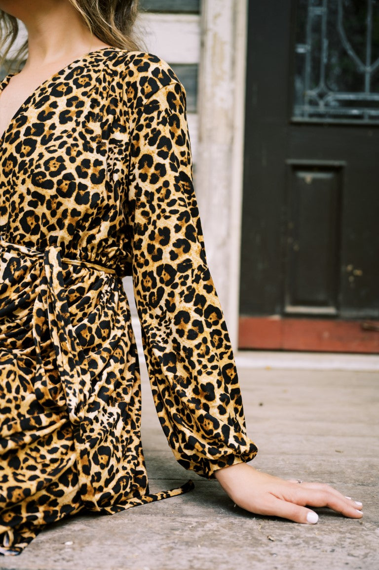 Bridal Party Robes in Leopard