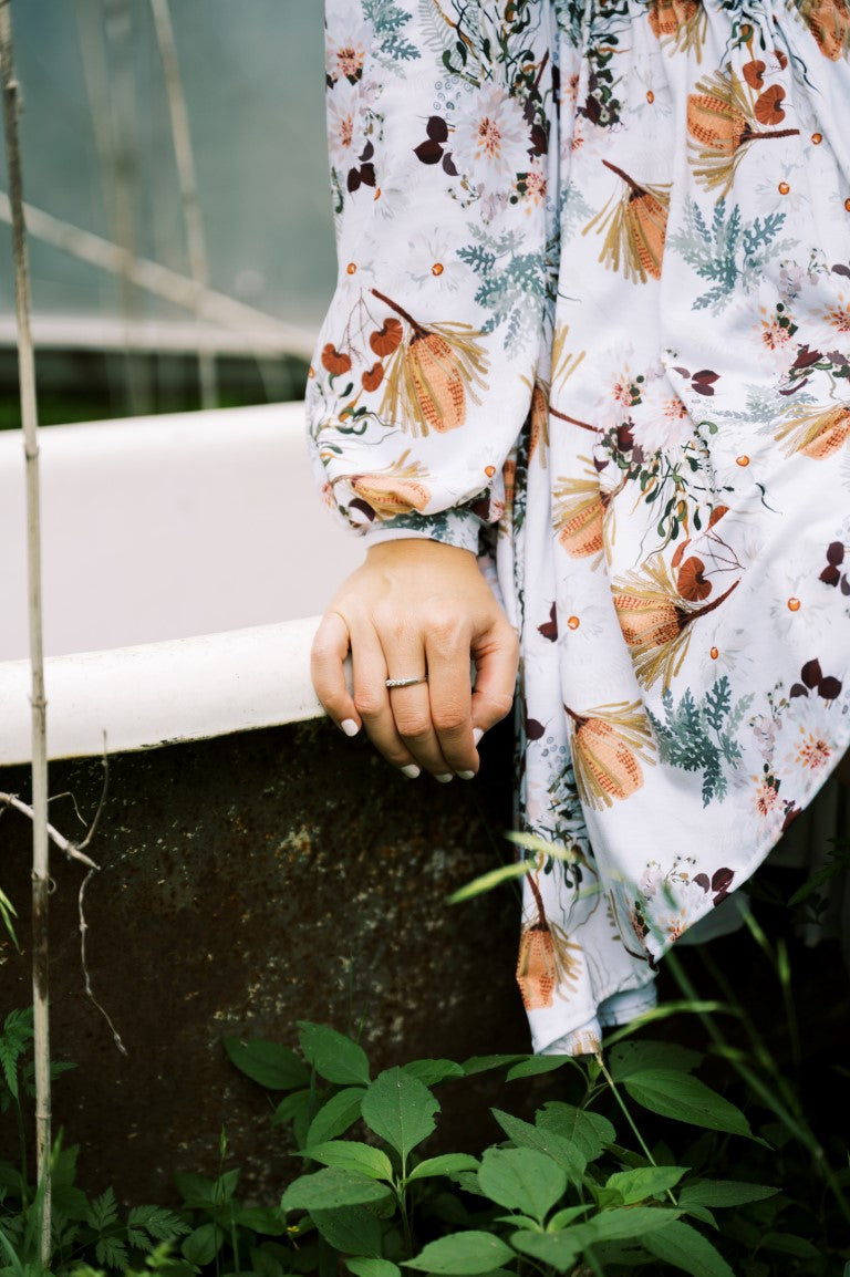 Cuffed Sleeve Bridal Robe