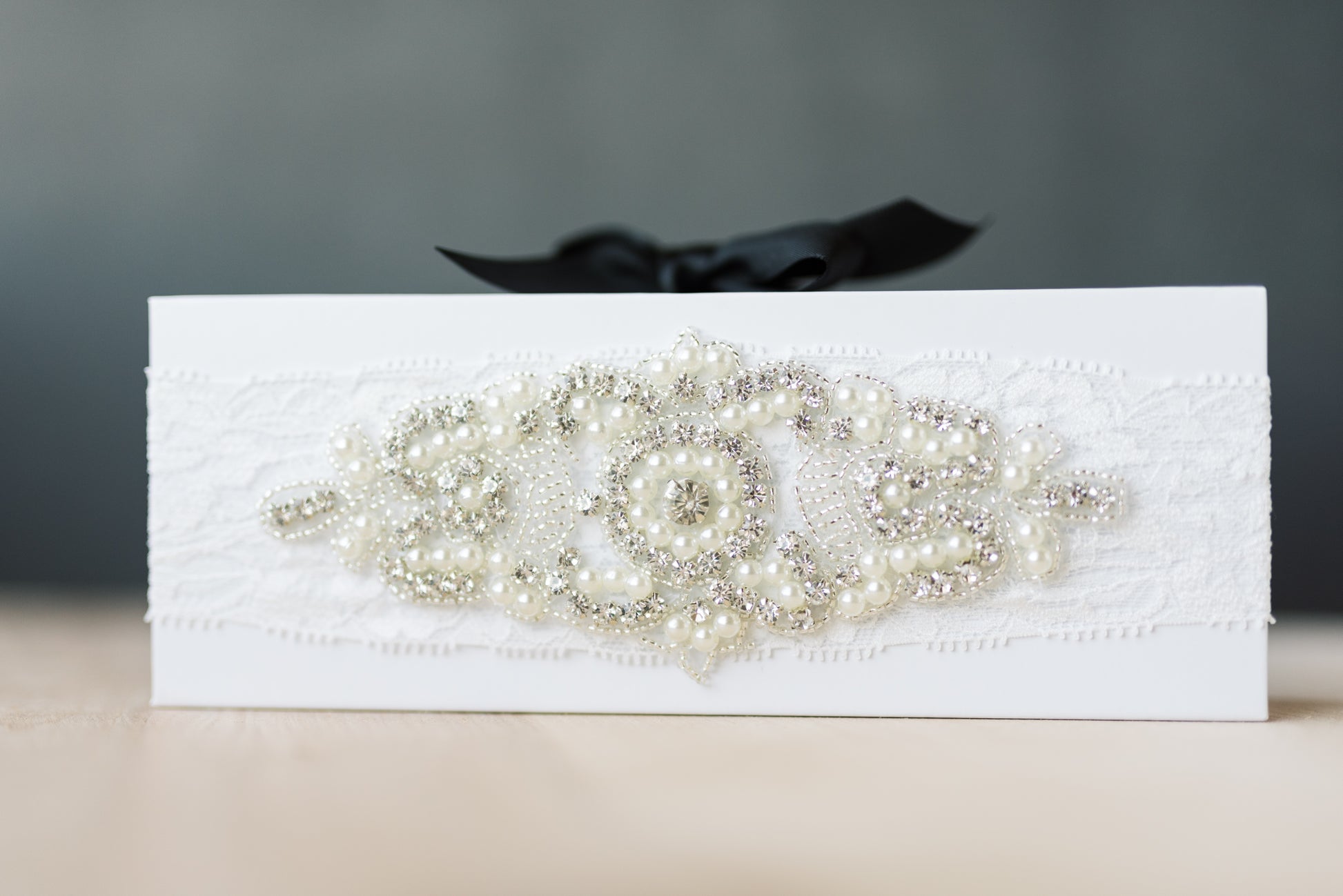 Audrey Rhinestone Bridal Garter