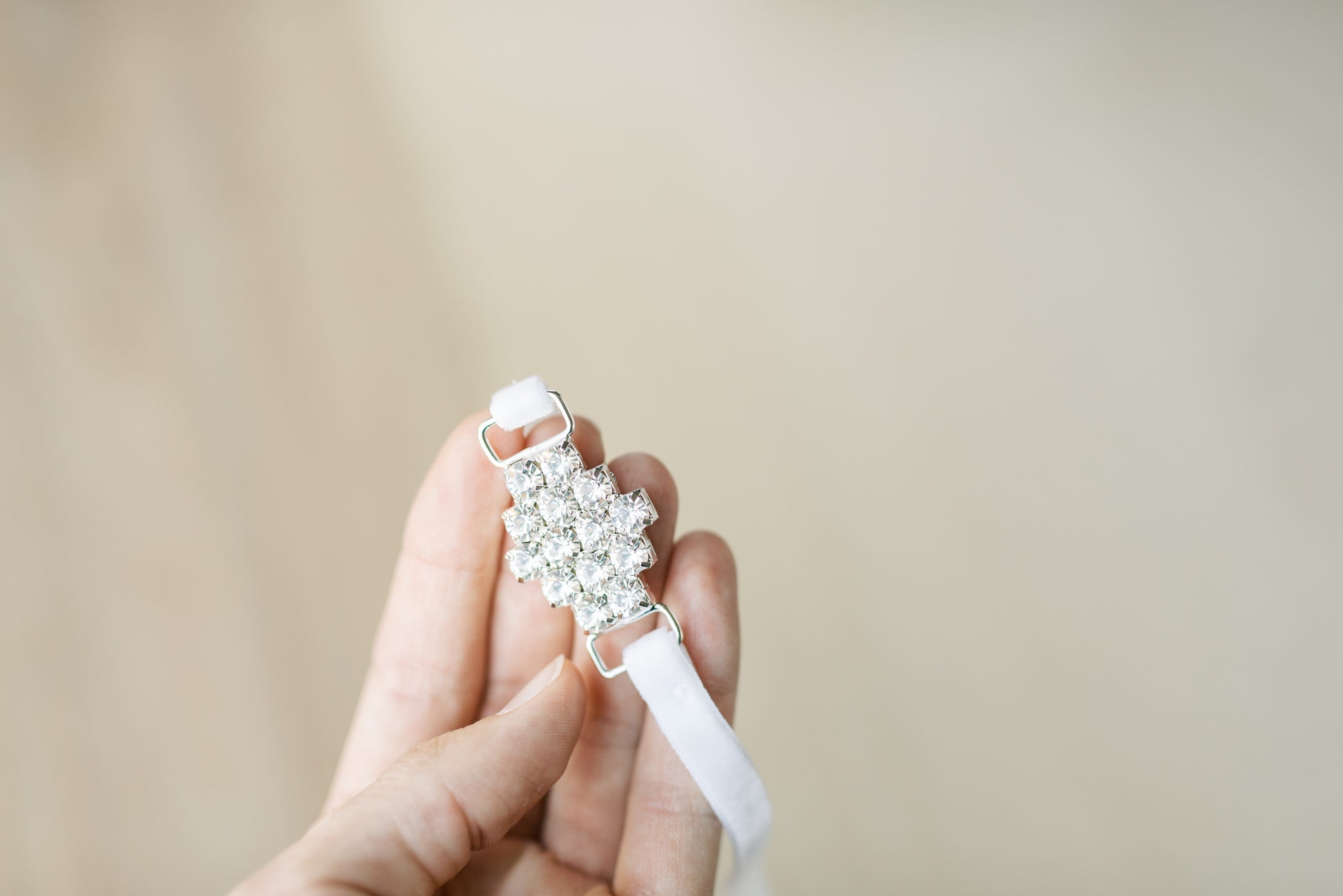 Art Deco elopement bridal garter