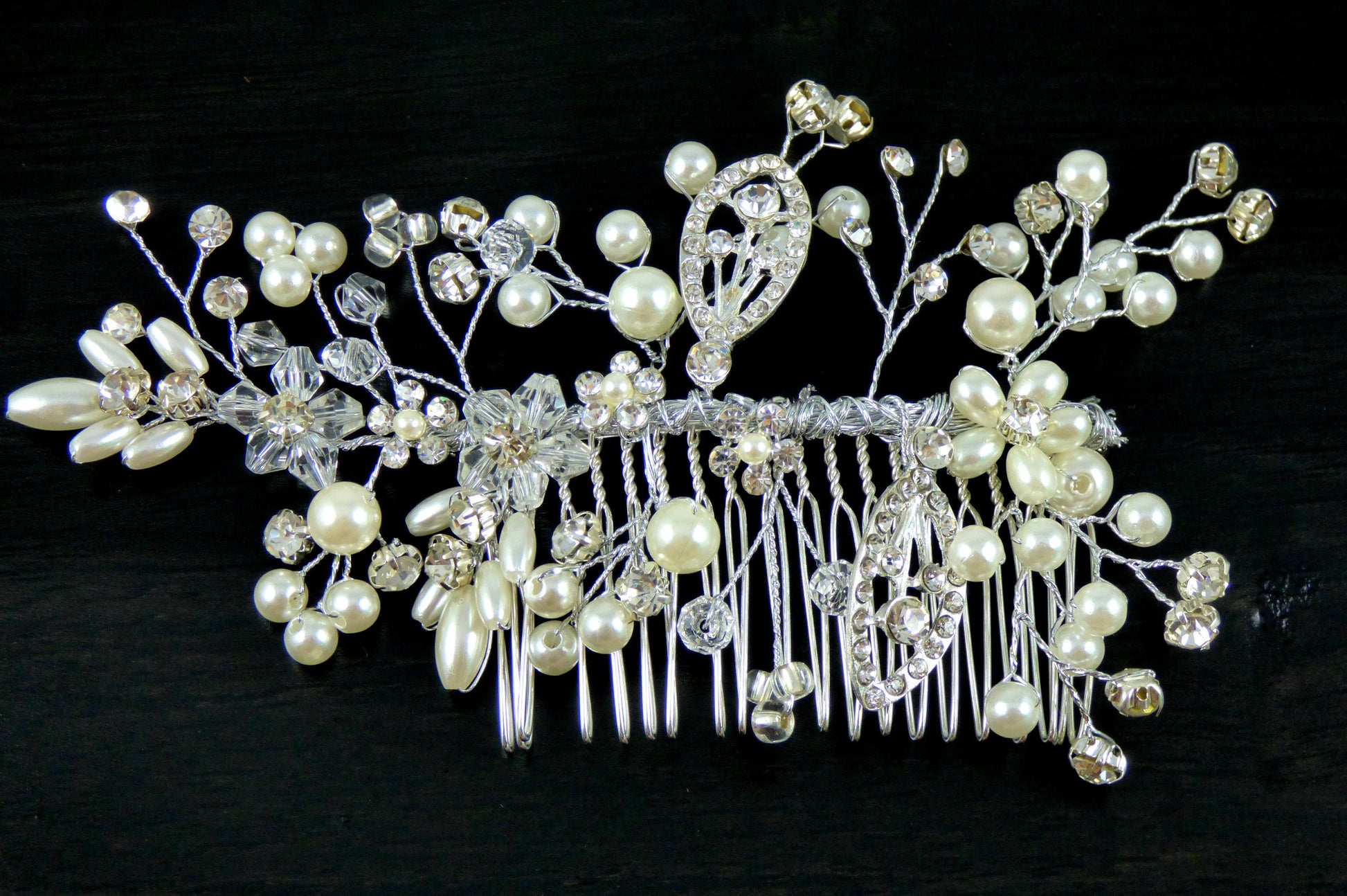 Wedding Hair Accessories - Florence Bridal Hair Comb - Ella Winston